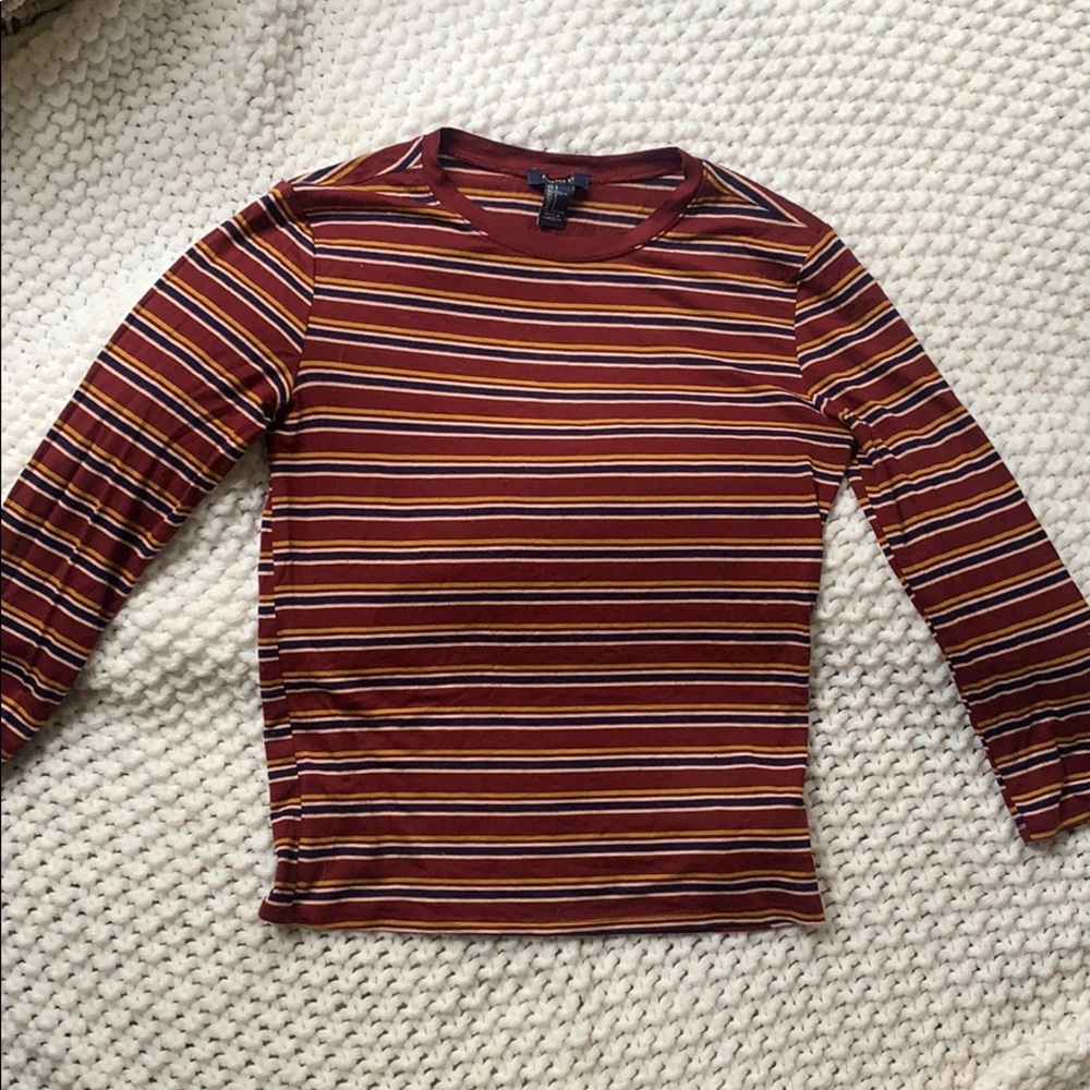 Forever21 Striped 3/4 Sleeve